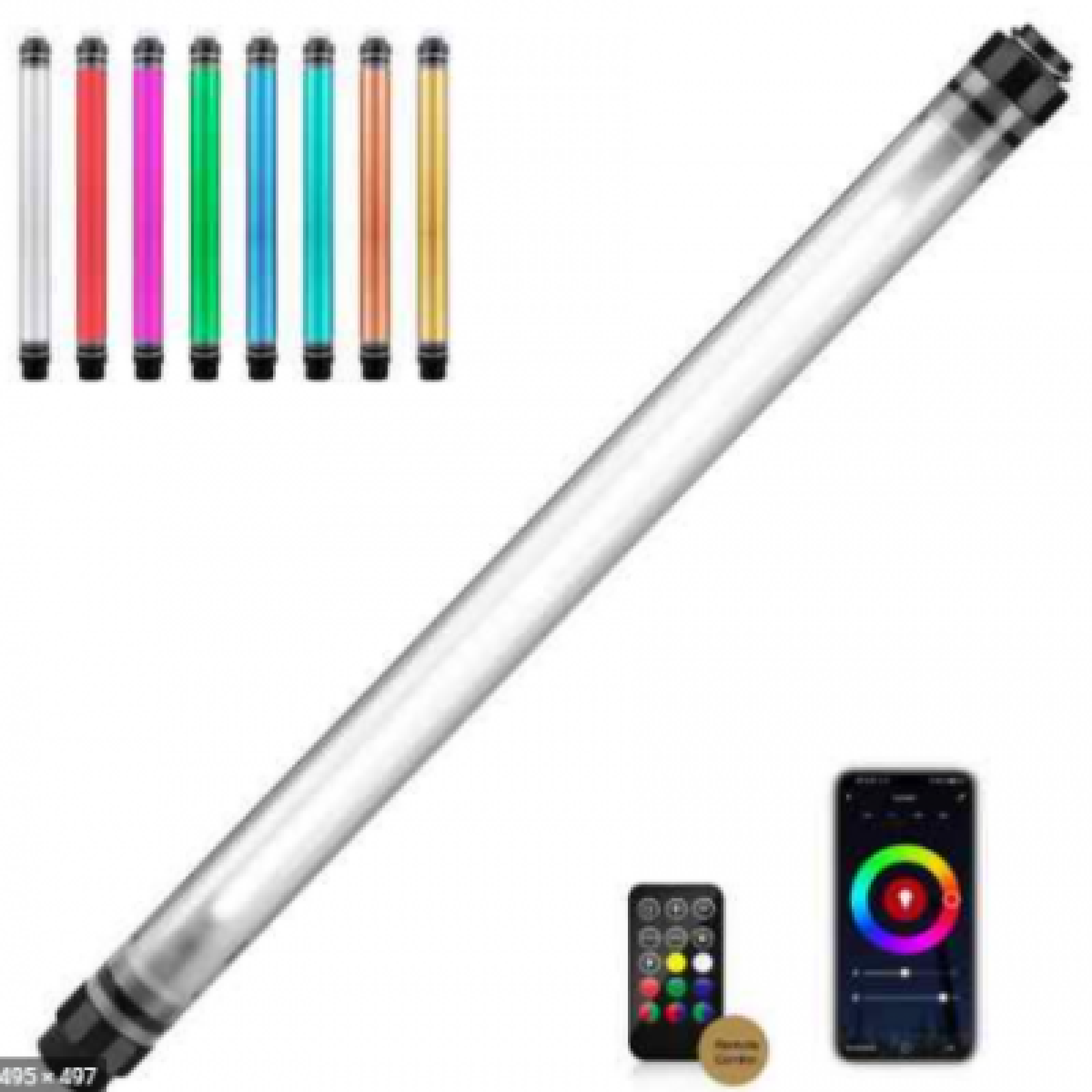 2 tubes RVB type Astera waterproof 120cm (contrôle à distance avec app) - Photo 2 sur 3