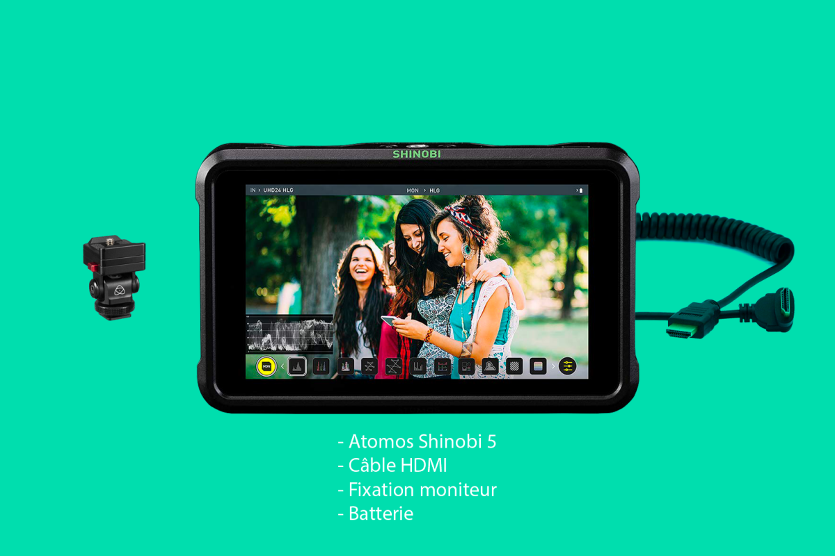 Location PACK Atomos Shinobi 5 HDMI - Lightyshare