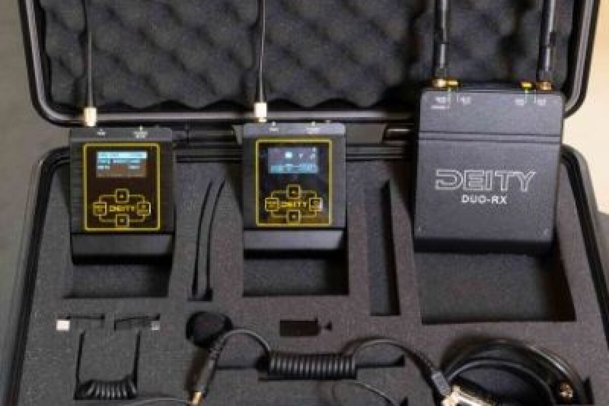 Location kit HF Microphones lavaliers Deity Connect Wireless - Lightyshare