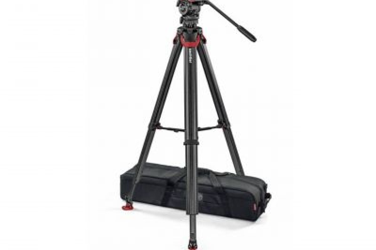 Location Sachtler Flowtech 75 MS + FSB8 (Trépied carbone + FSB 8) - Lightyshare
