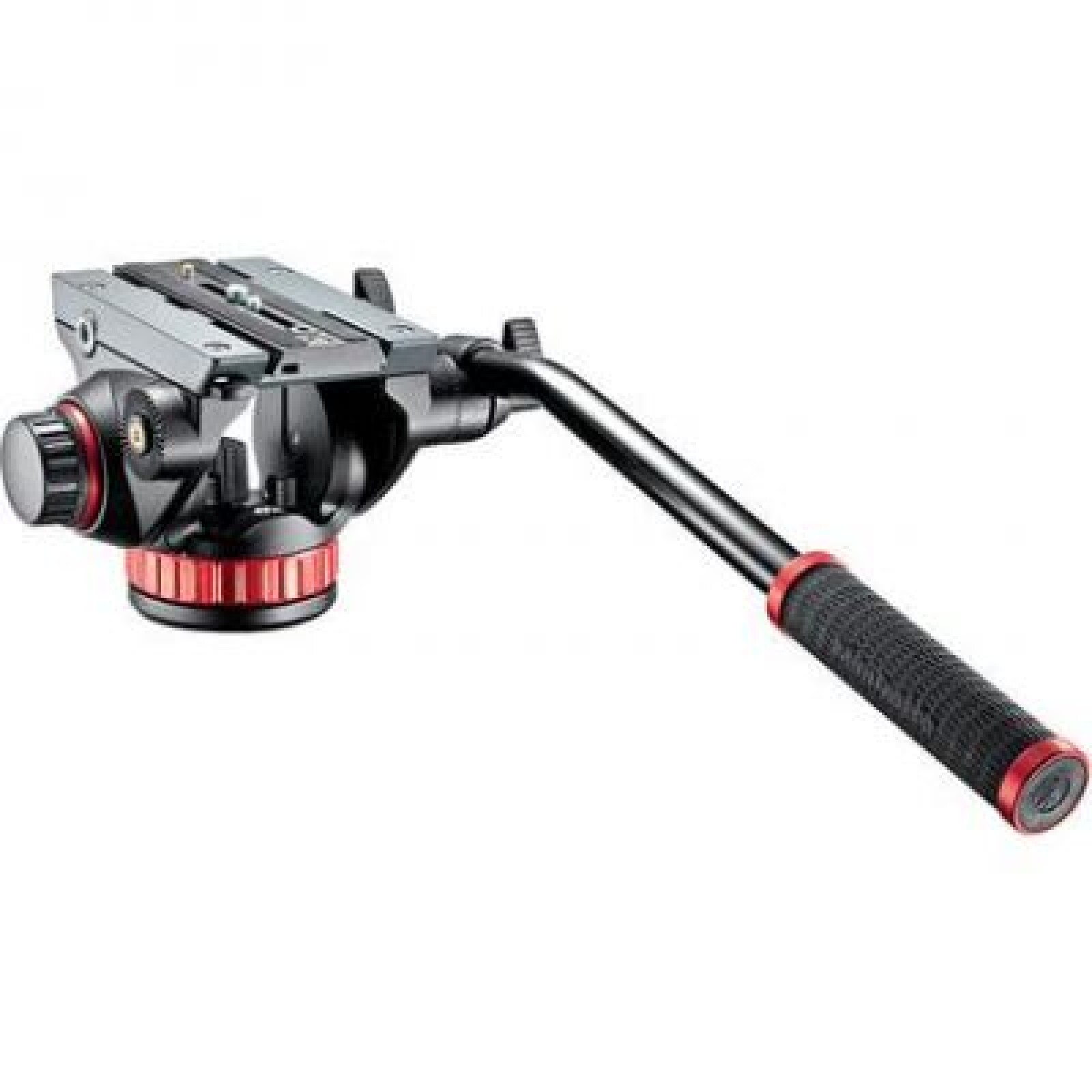 Trépied Manfrotto 536 carbone + tête MVH502AH - Photo 4 sur 5