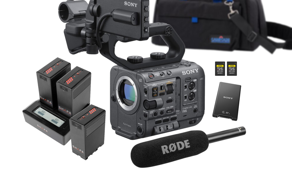 Location Sony FX6 + micro + batteries + cartes - Lightyshare
