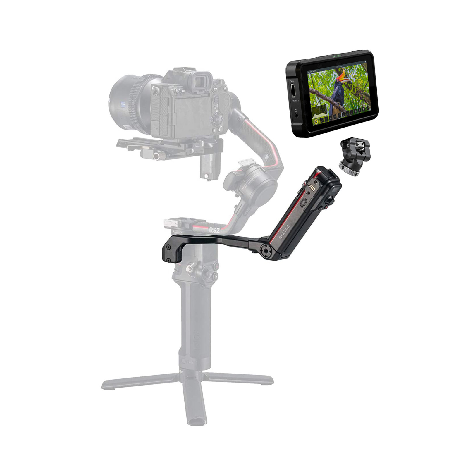 Kit poignée Tilta + Moniteur pour DJI Ronin S2 (RS2 & RS2 Pro Combo) - Photo 1 sur 6