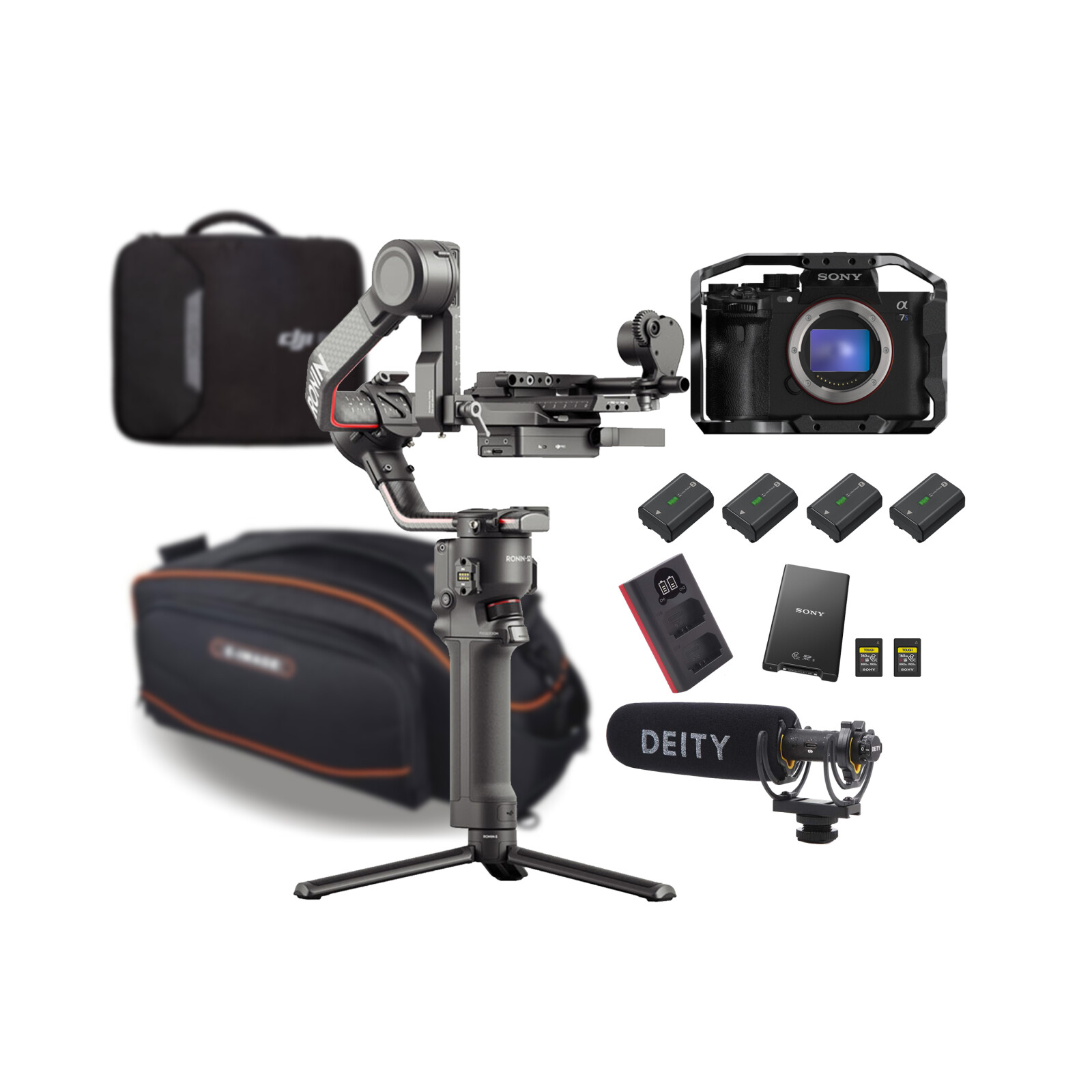 Pack Stabilisateur + A7SIII (Stabilisateur Ronin RS2 + Sony Alpha 7S3 / A7S3 / A7S 3) - Photo 1 sur 1