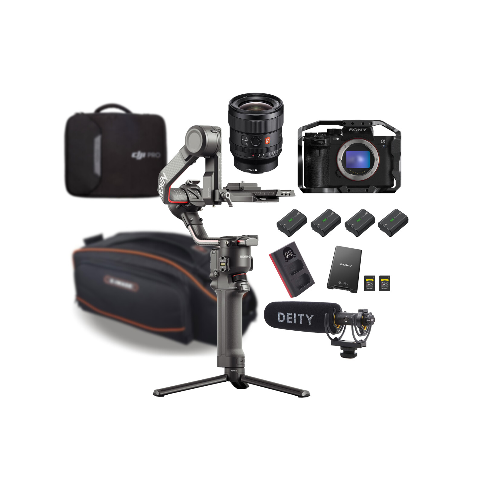 Pack Stabilisateur + A7SIII + 24mm 1.4 GM (Stabilisateur Ronin RS2 + Sony Alpha 7S3 / A7S3 / A7S 3) - Photo 1 sur 1