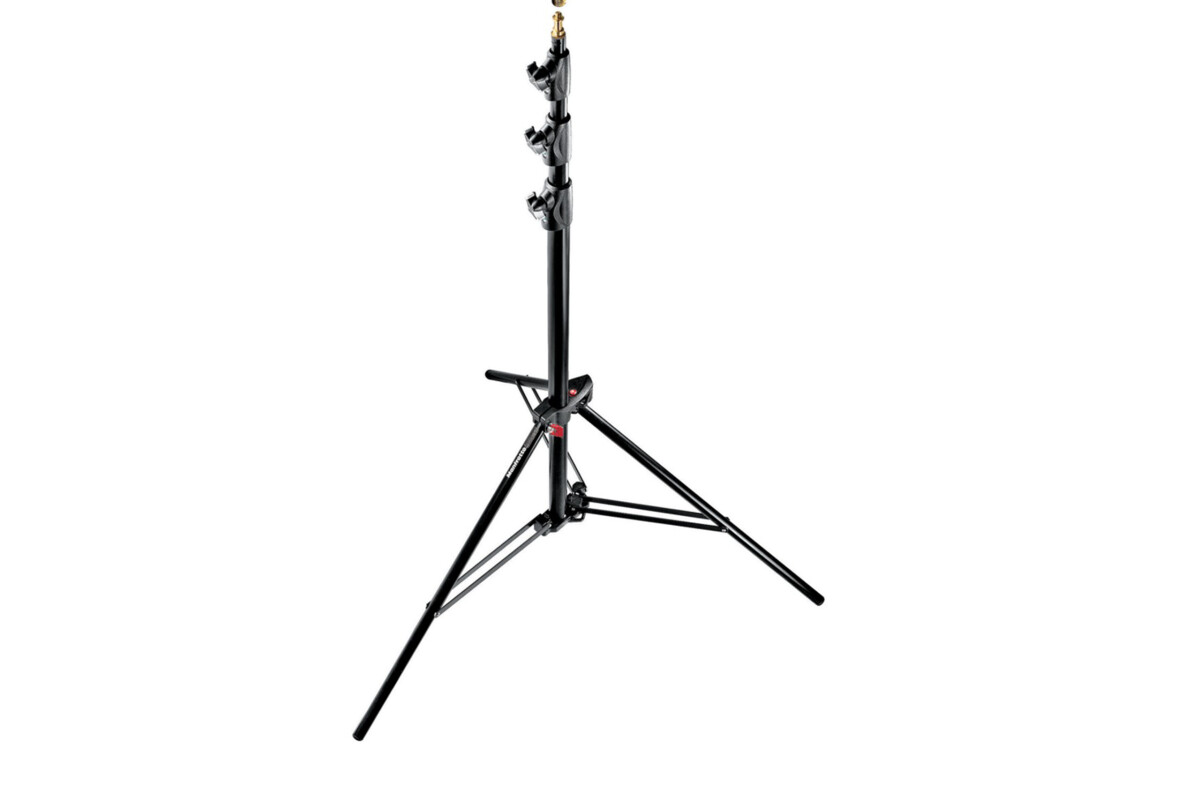 Location Pied lumière Manfrotto 1004 Bac (Manfrotto 1004BAC Grand pied lumière à air comprime) - Lightyshare