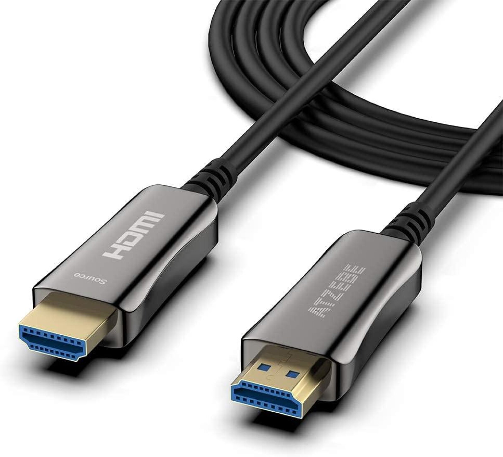 Câble 50m HDMI optique (4K, HDMI 2.0, en touret) - Photo 2 sur 2