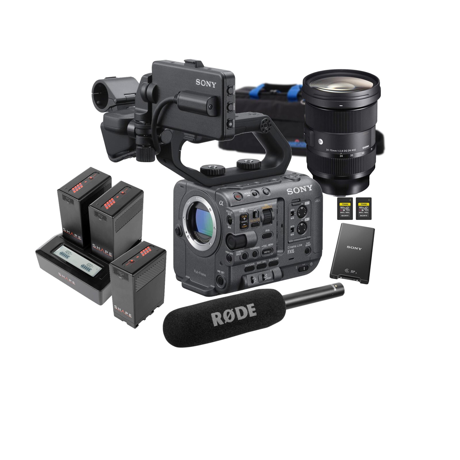 Sony FX6 + Objectif 24-70 mm F/2.8 Sigma DG DN ART (Camera Sony FX 6) - Photo 1 sur 3