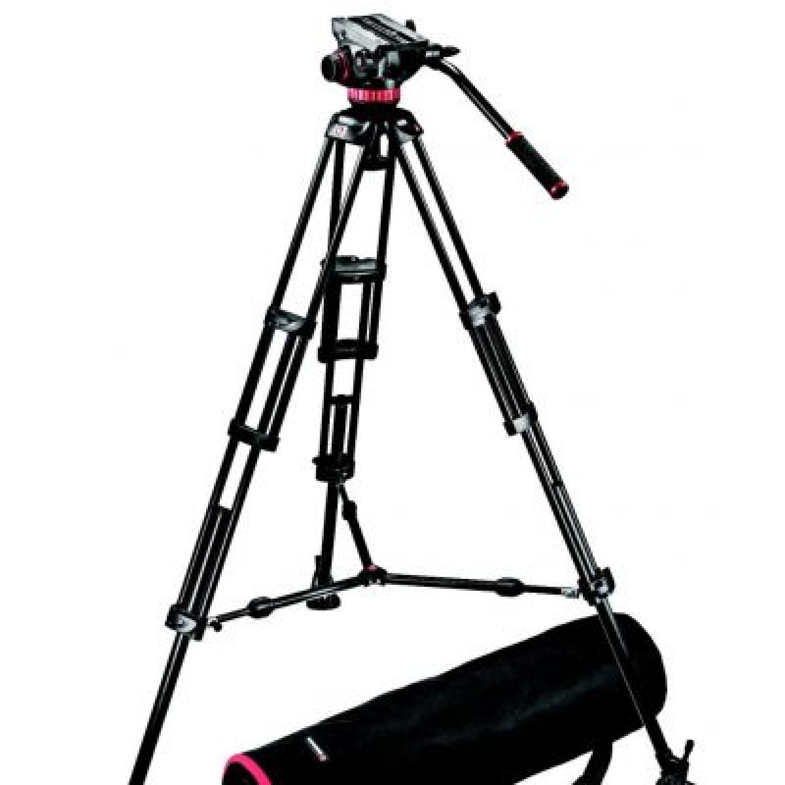 trépied MANFROTTO MVT502A + Tête MVH502A + BOL 75 - Photo 1 sur 2