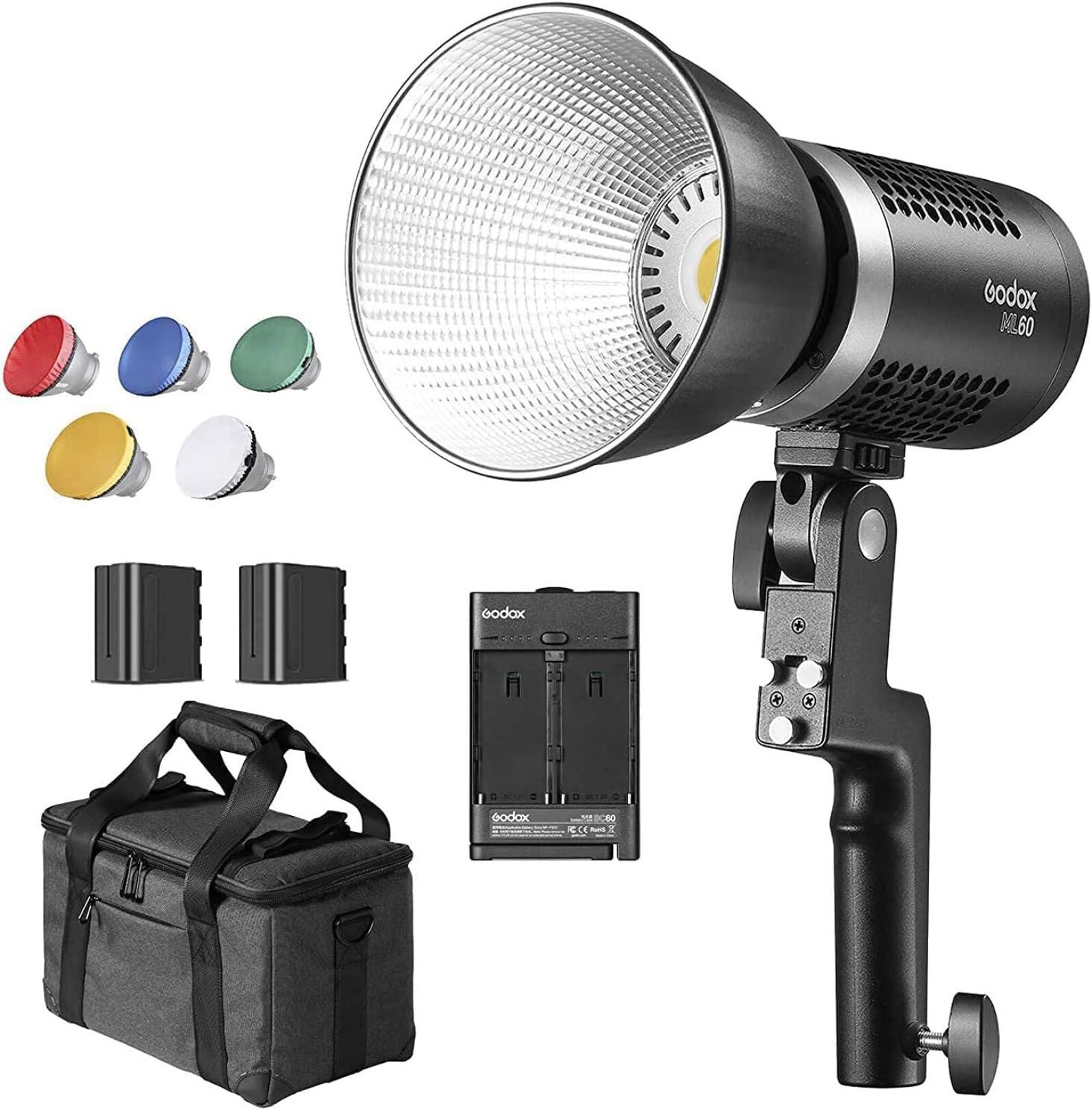 Lumière Godox ML60 Portable + Softbox - Photo 6 sur 6