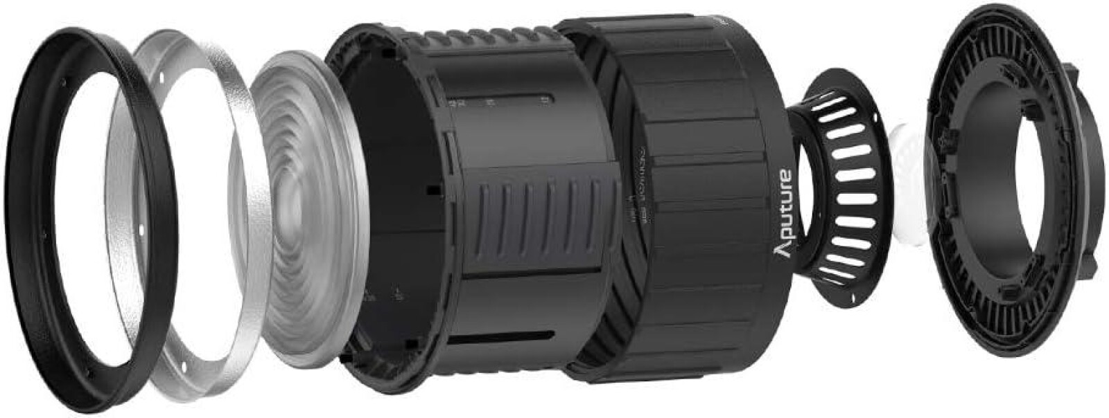 Fresnel Aputure (monture Bowens) + Volet Barndoor - Photo 3 sur 5