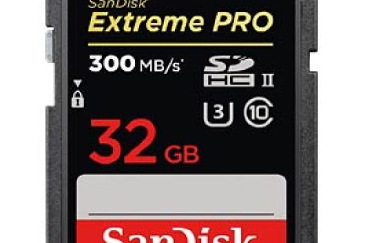 Location 2 SD ULTRAFAST /// SANDISK 32GB 300MB/2 - Lightyshare