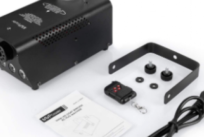 Location MVPower Machine à Fumée, 500W Machine à Brouillard avec Télécommande sans Fil, 7 lumières colorées, Idéal pour les Fêtes, les Discos DJ, les Bars, les Mariages, les Défilés et les Théâtrales