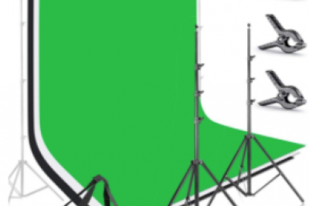 Location Neewer Système de Support Décors de Toile de Fond 2,6 x 3 mètres avec Kit de Fonds en Tissu DE 1,8 x 2,8 mètres (Blanc, Noir, Vert) pour Photographie Portrait Produit et Vidéo - Lightyshare