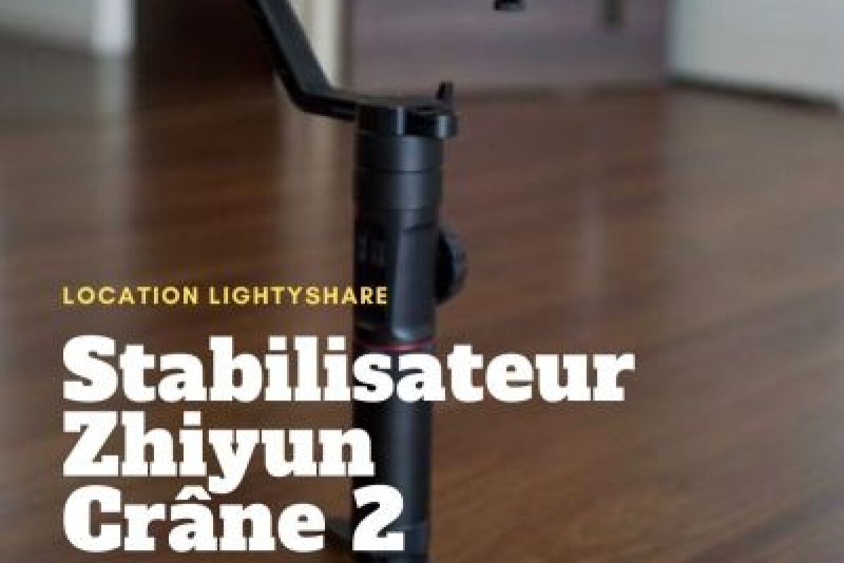 Location Stabilisateur Zhiyun Crâne 2 + coffret transport - Lightyshare