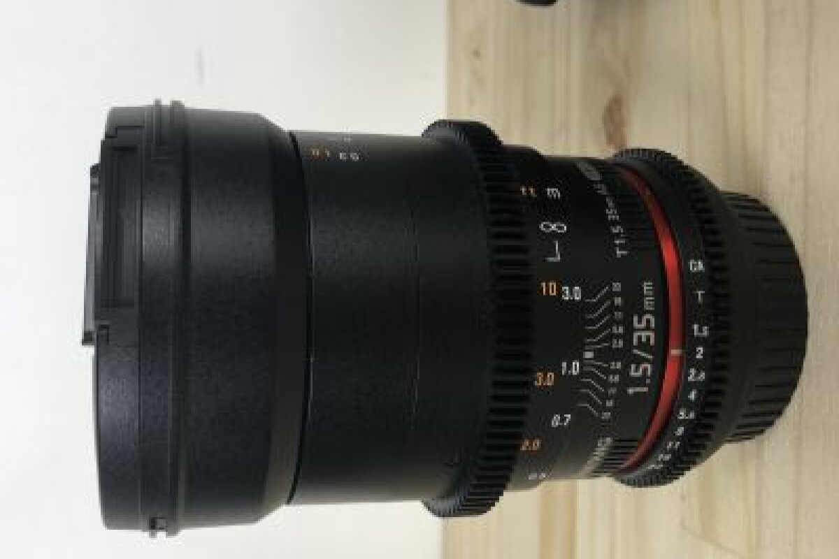 Location SAMYANG 35mm T1.5 VDSLR II monture EF (Canon) - Lightyshare