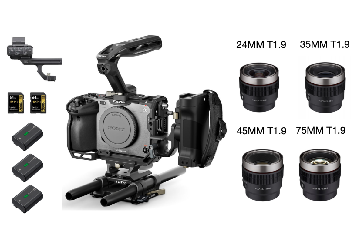 Location Kit Cinéma Sony FX3 + 4 optiques - Lightyshare