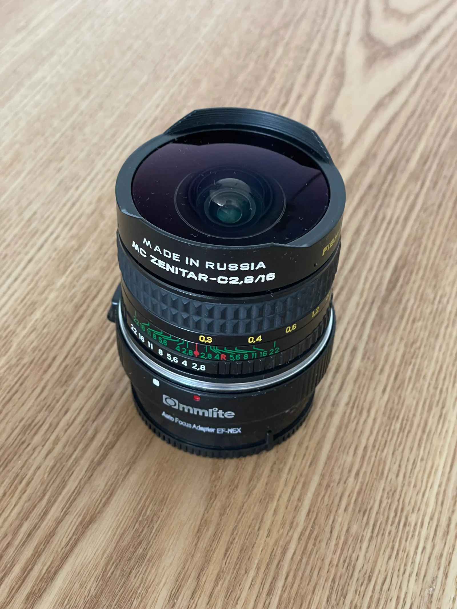 Zenitar MC M2.8/16 Fisheye - Photo 1 sur 2