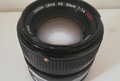 Location Objectif 50mm 1.4 Argentique avec adaptateur EF