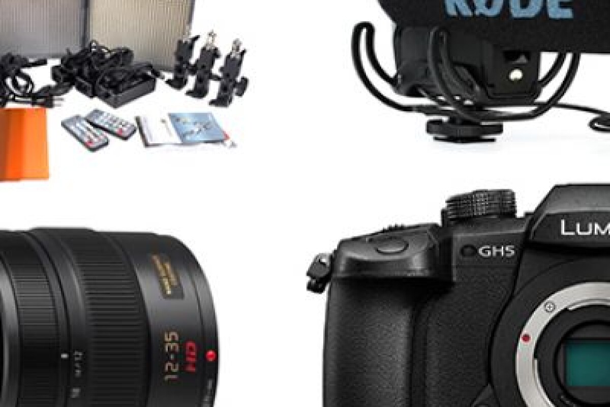 Location Kit Lumix GH5 + Kit 3 panneaux Led + Micro - Lightyshare