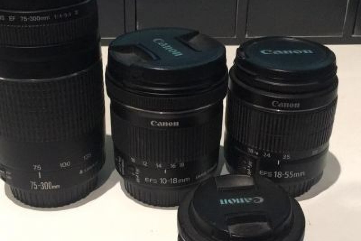 Location KIT 4 OBJECTIFS CANON 10mm à 300mm - Lightyshare