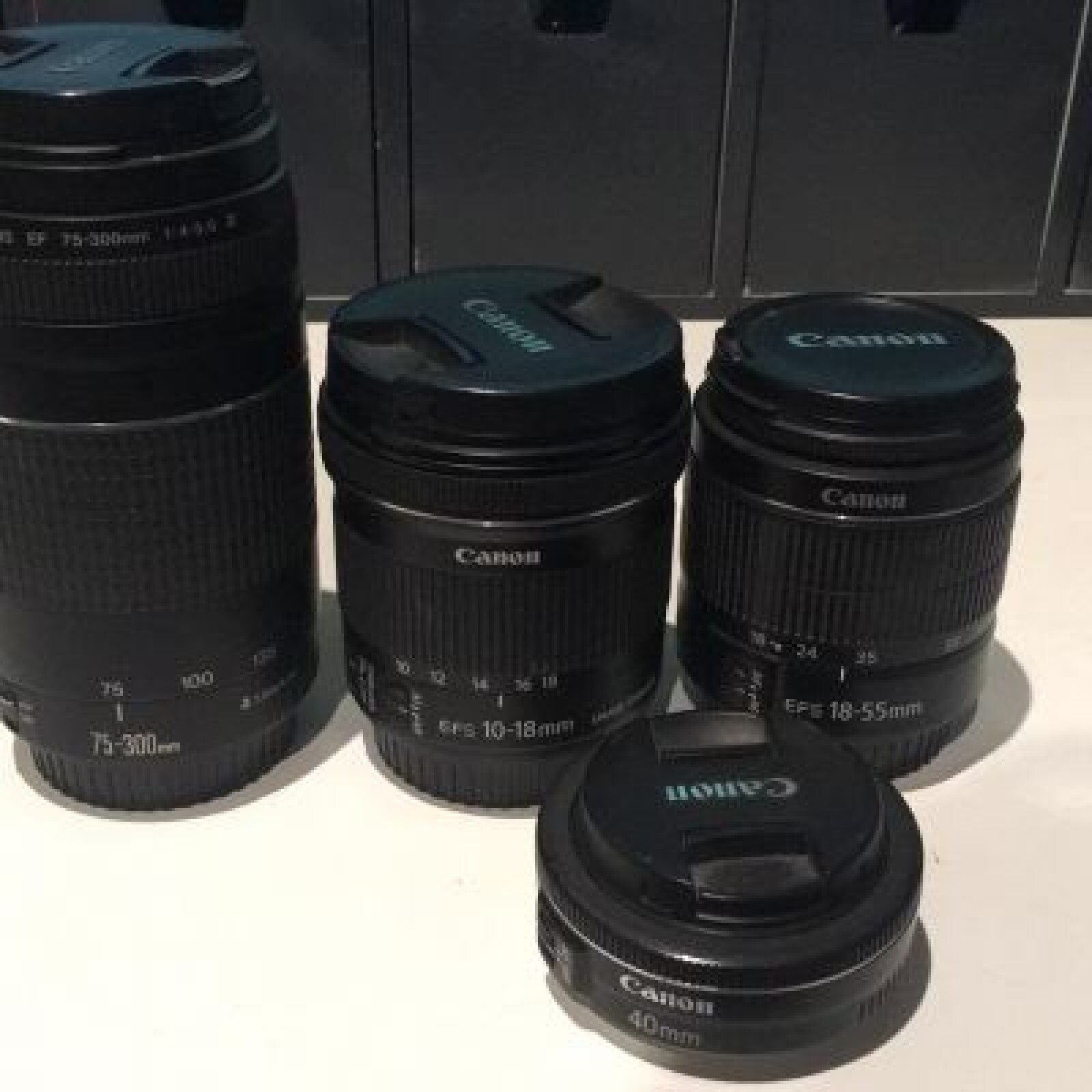 KIT 4 OBJECTIFS CANON 10mm à 300mm - Photo 1 sur 5