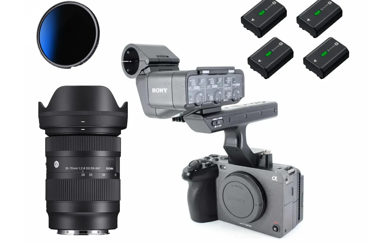 Location Pack Sony FX3 + Sigma 28-70mm F2.8 + Filtre ND variable - Lightyshare