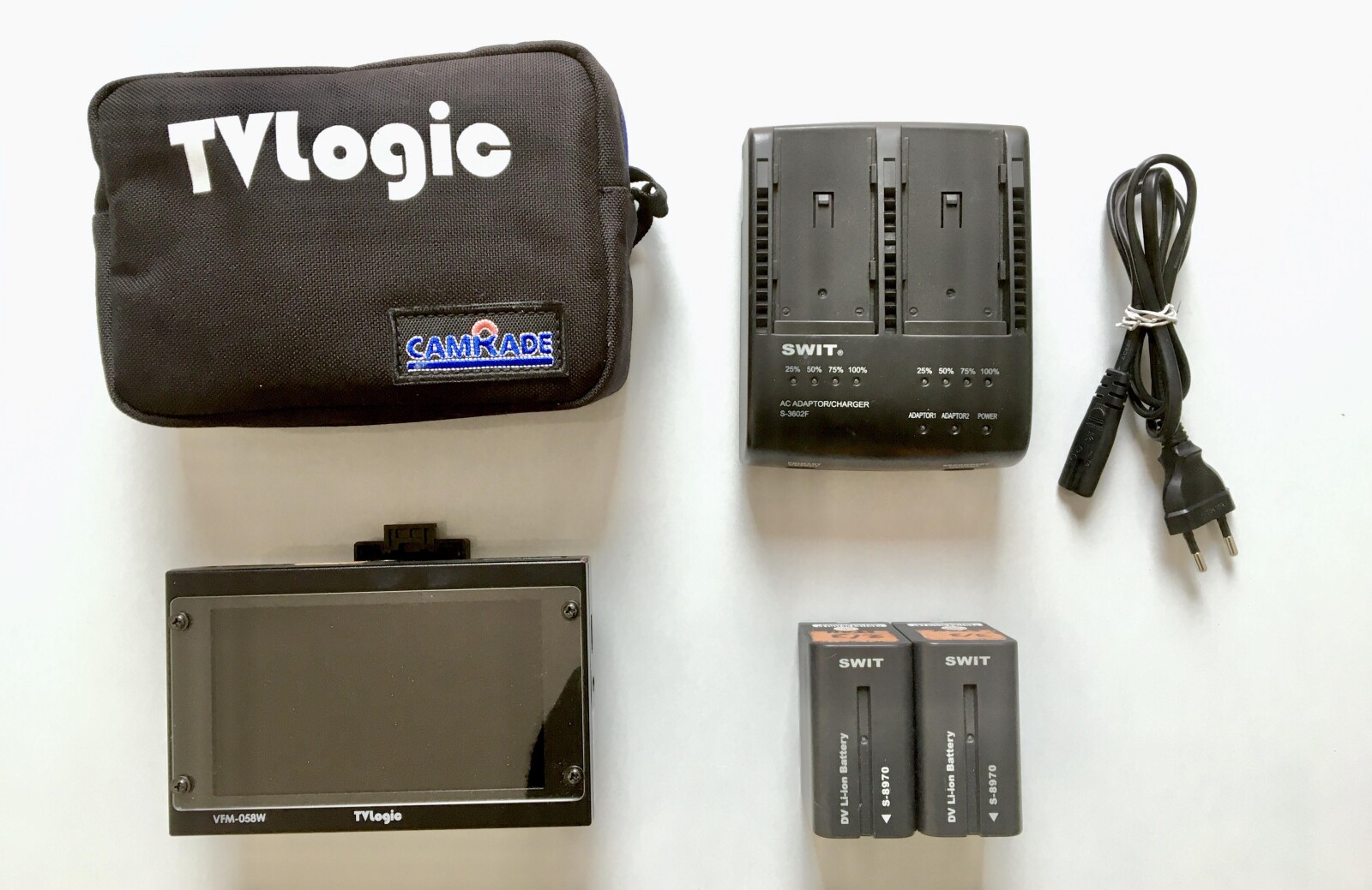 Moniteur TVlogic VFM-058W 5.5" (pack 2) - Photo 2 sur 5