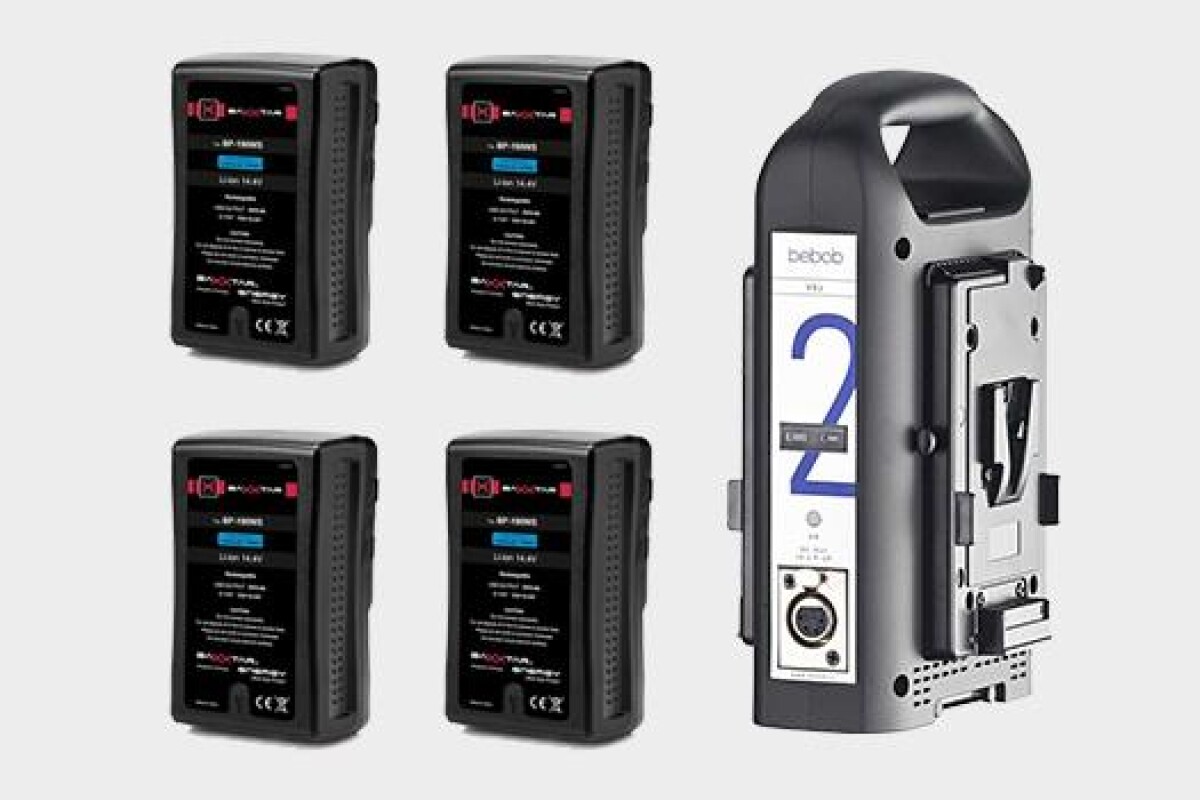 Location 4x BATTERIES V-LOCK 190WH - Lightyshare