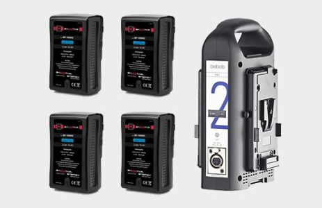 Location 4x BATTERIES V-LOCK 190WH