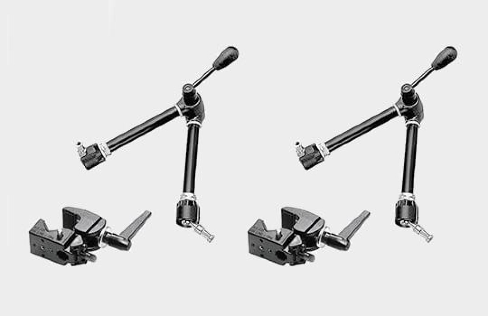 MANFROTTO - 2x SUPER CLAMP + 1x BRAS MAGIQUE - Photo 1 sur 1