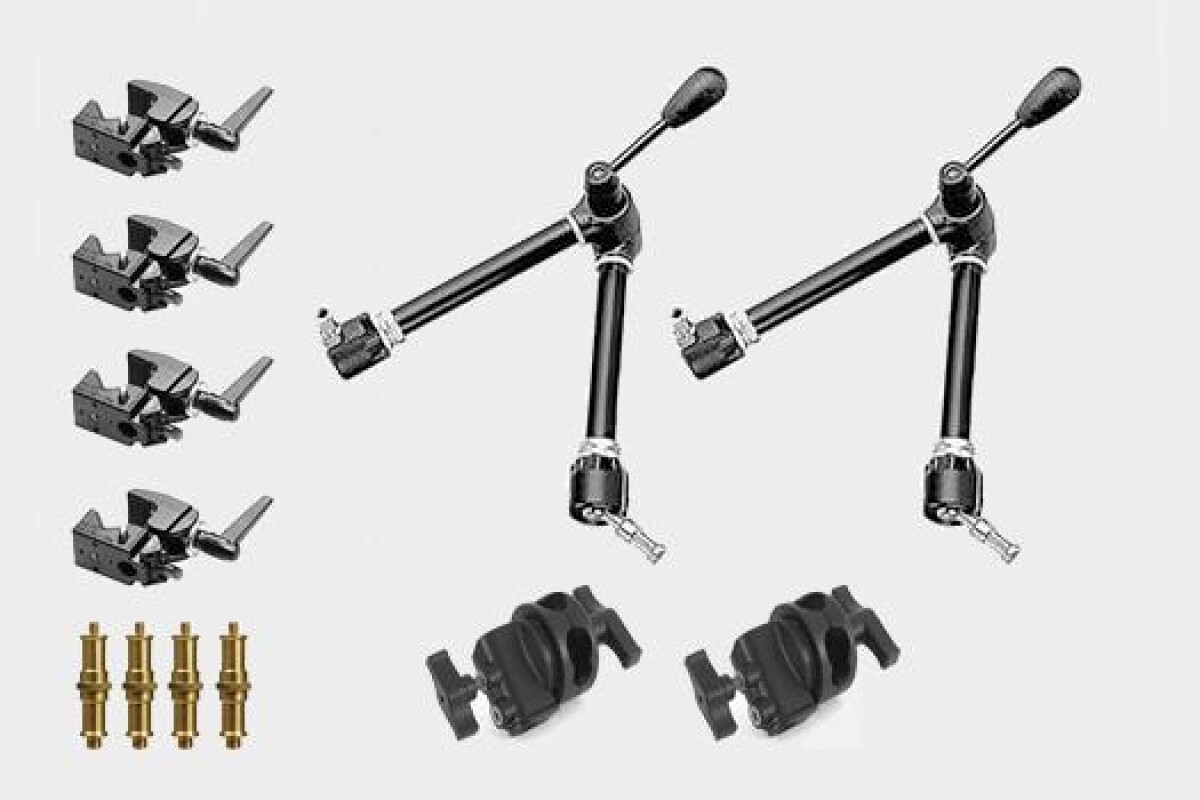 Location MANFROTTO - 4x SUPER CLAMP + 2x BRAS MAGIQUE - Lightyshare