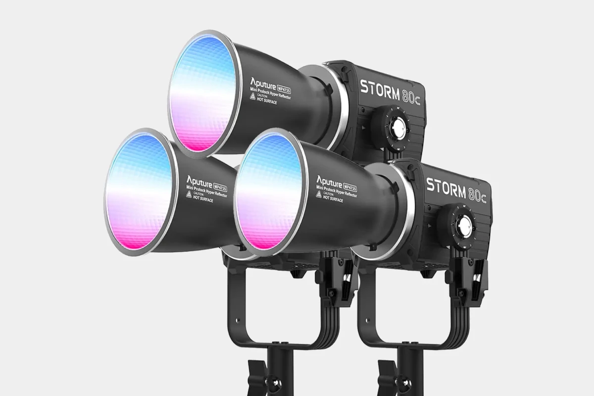 Location 3x Aputure Storm 80C - Lightyshare