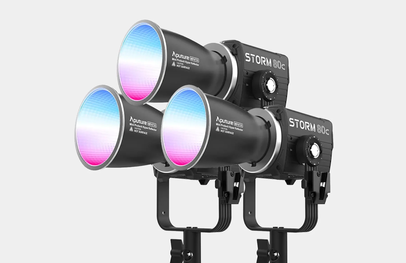 3x Aputure Storm 80C - Photo 1 sur 1