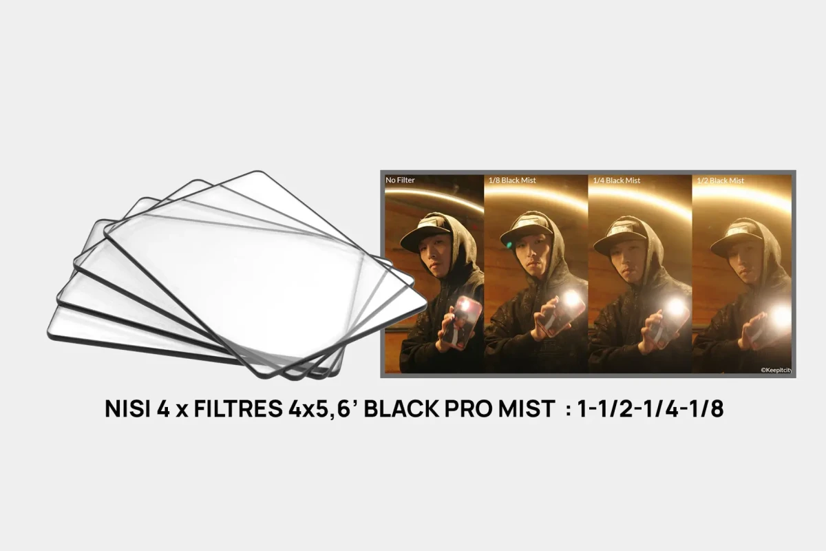 Location Kit Filtres NISI 4,5x5,6 Black Pro Mist - Lightyshare