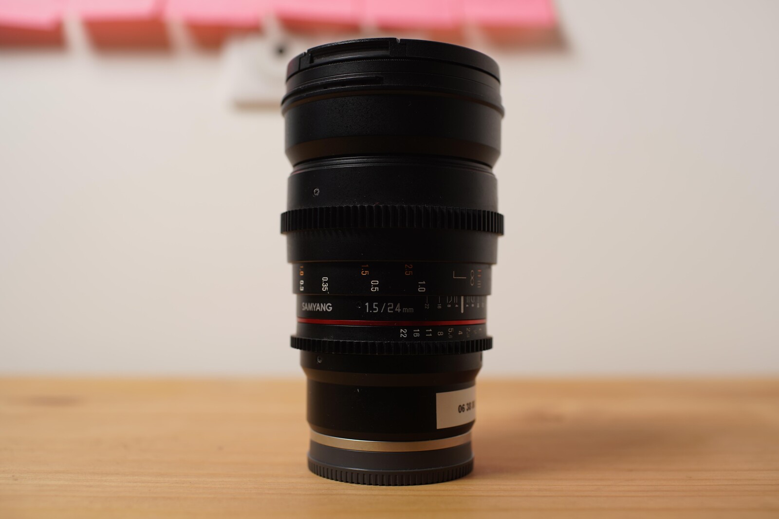 Objectif Samyang 24mm T1.5 VDSLR II monture SONY E - Photo 2 sur 4