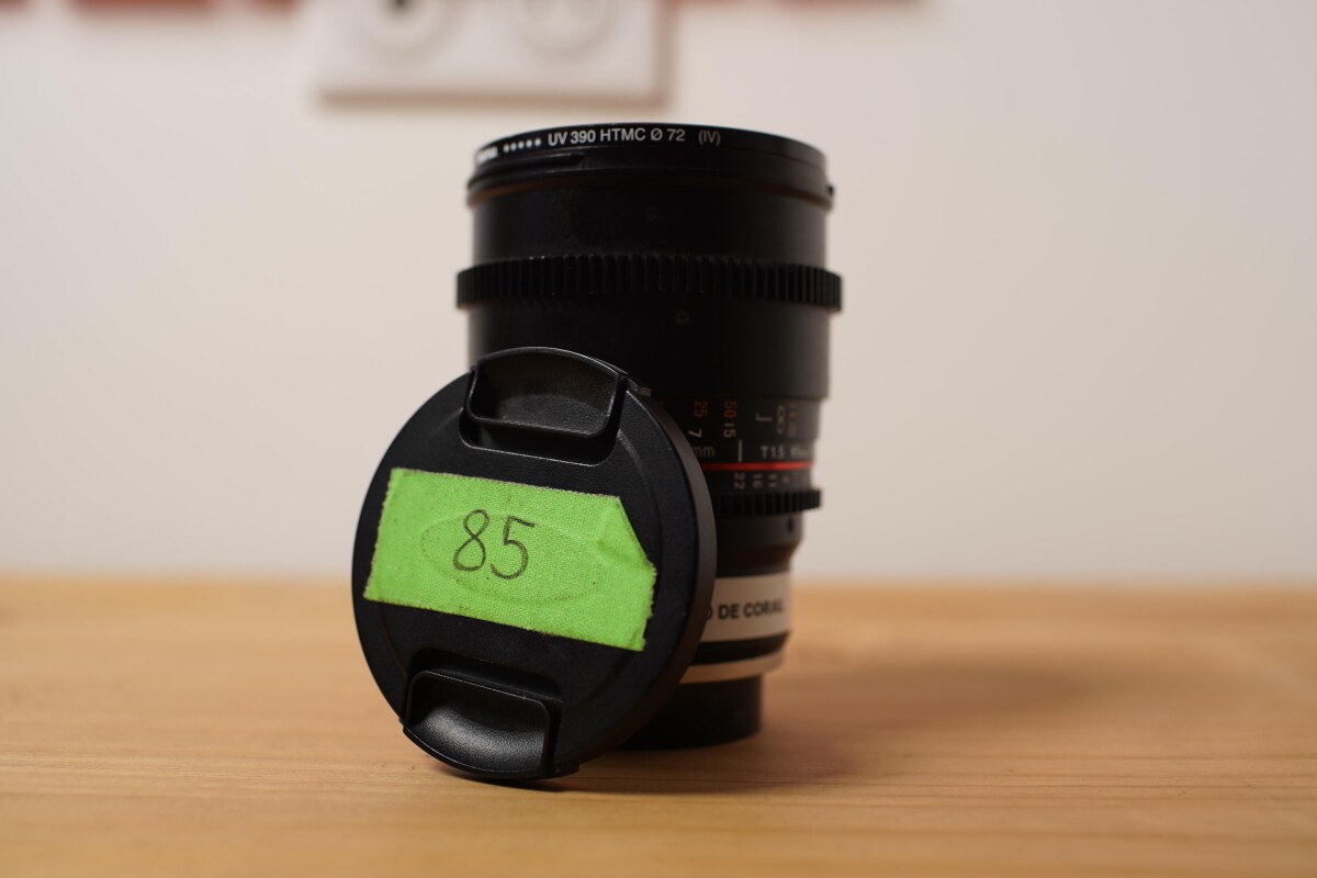Location Objectif Samyang 85mm T1.5 VDSLR II monture SONY E - Lightyshare