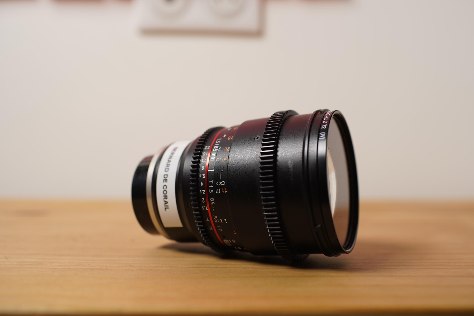 Objectif Samyang 85mm T1.5 VDSLR II monture SONY E - Photo 3 sur 4