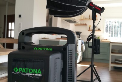 Location Aputure COB 300D mk II + Light Dome II + pied + Batteries/Chargeur 