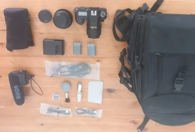 Location Pack Nikon D7500 avec objectif 18-55mm, Téléobjectif 55-200 mm, RODE Videomic Pro Rycote, trépied