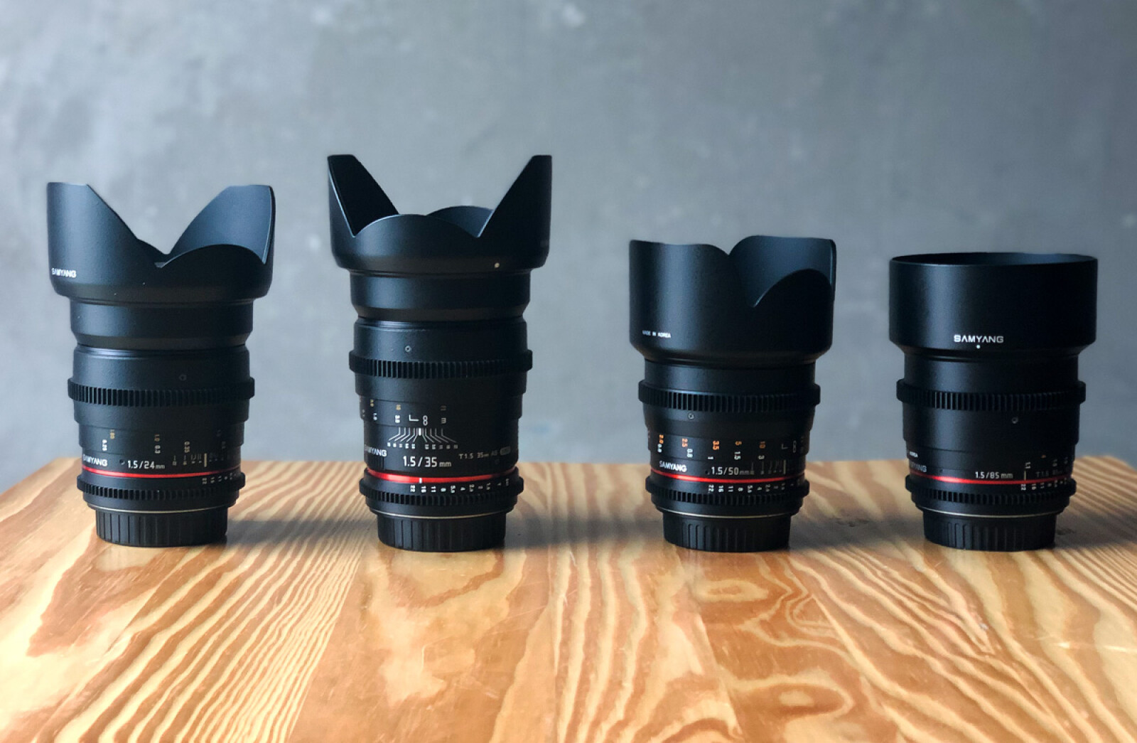 Pack Objectifs Cine DS Samyang - Photo 1 sur 1