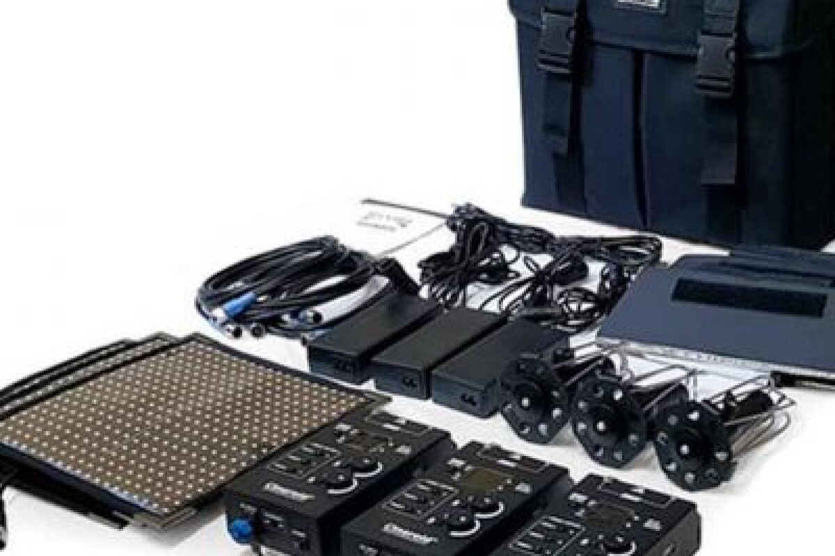 Location Kit 3 PANNEAUX LED FLEXIBLES FL400VE CINEROID - Lightyshare