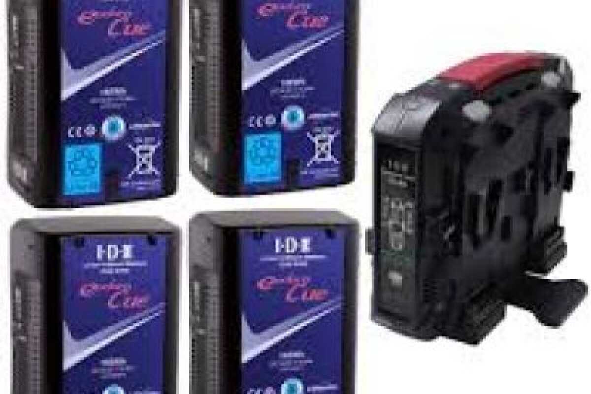 Location Pack 4 batteries V-lock IDX + chargeur 4 voies - Lightyshare