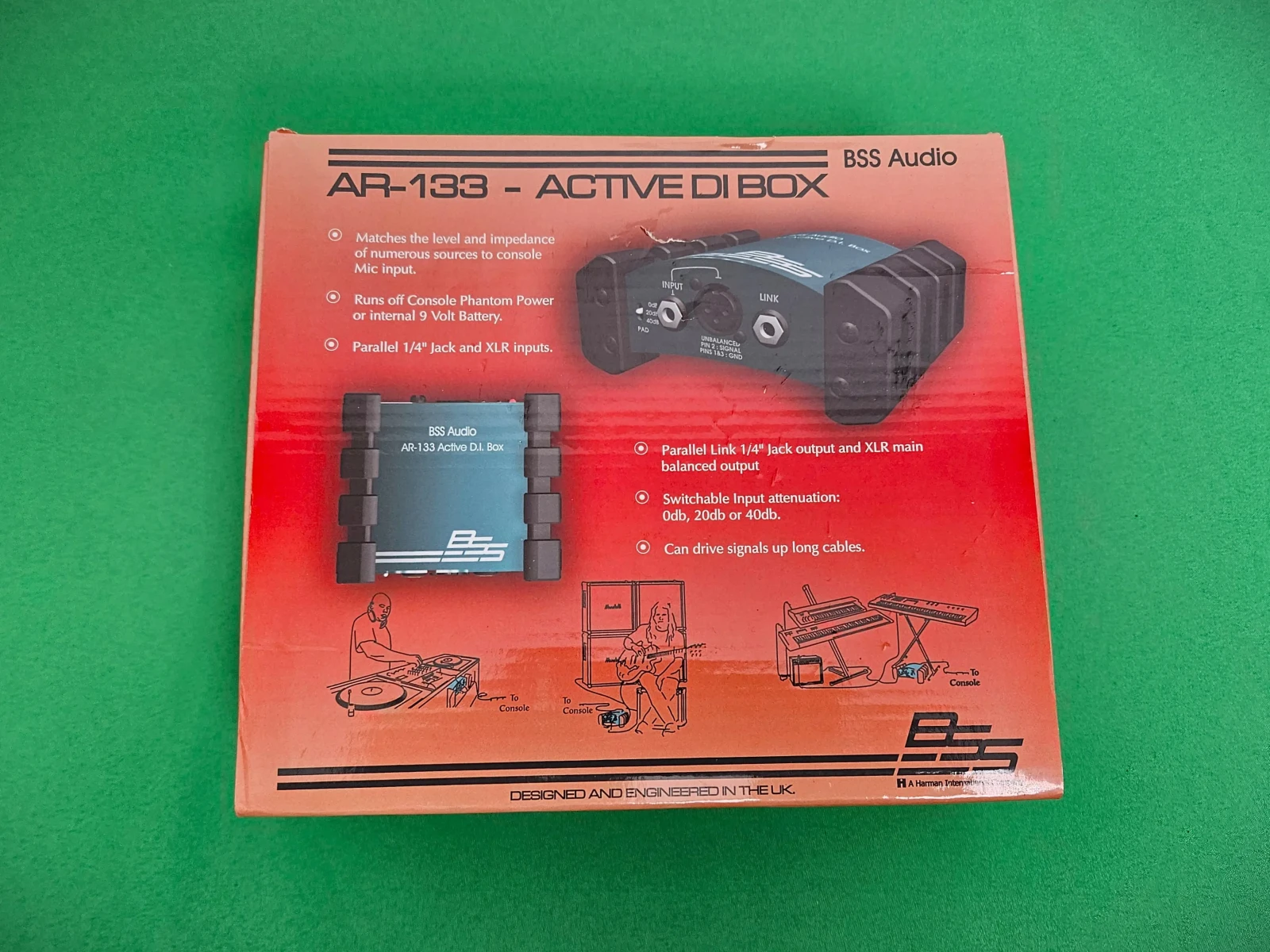 BSS DI Audio AR 133 - Photo 2 sur 4