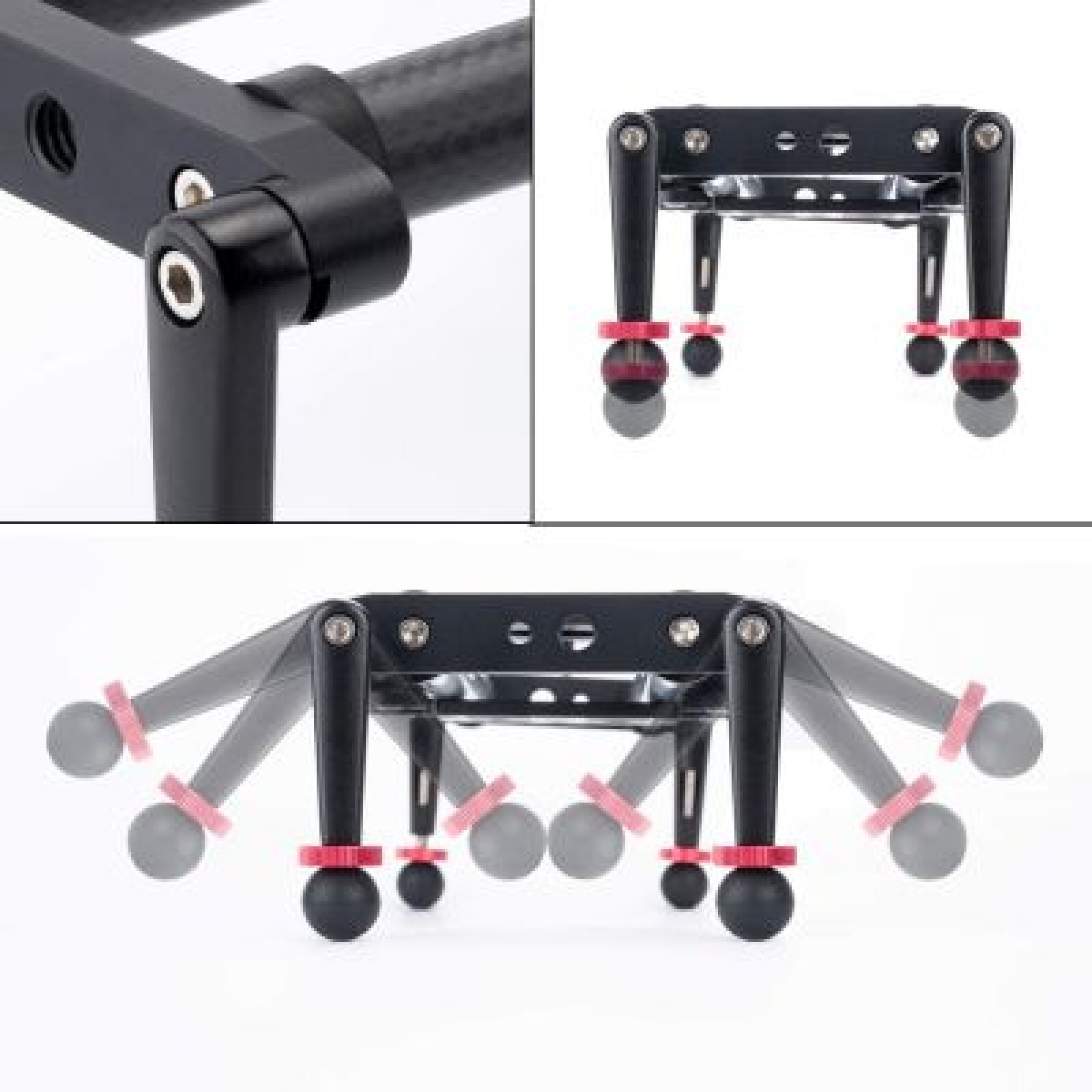 Slider AKUGE 18"/45cm Slider en Fibre de Carbone - Photo 2 sur 4