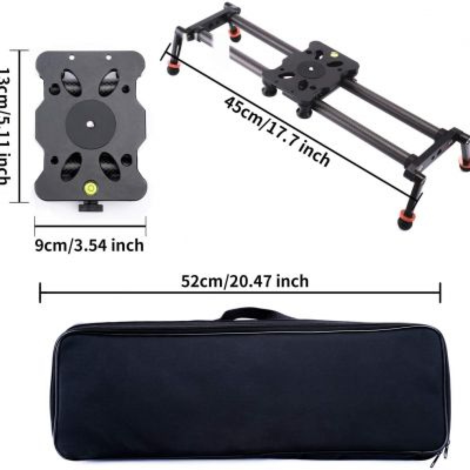 Slider AKUGE 18"/45cm Slider en Fibre de Carbone - Photo 4 sur 4
