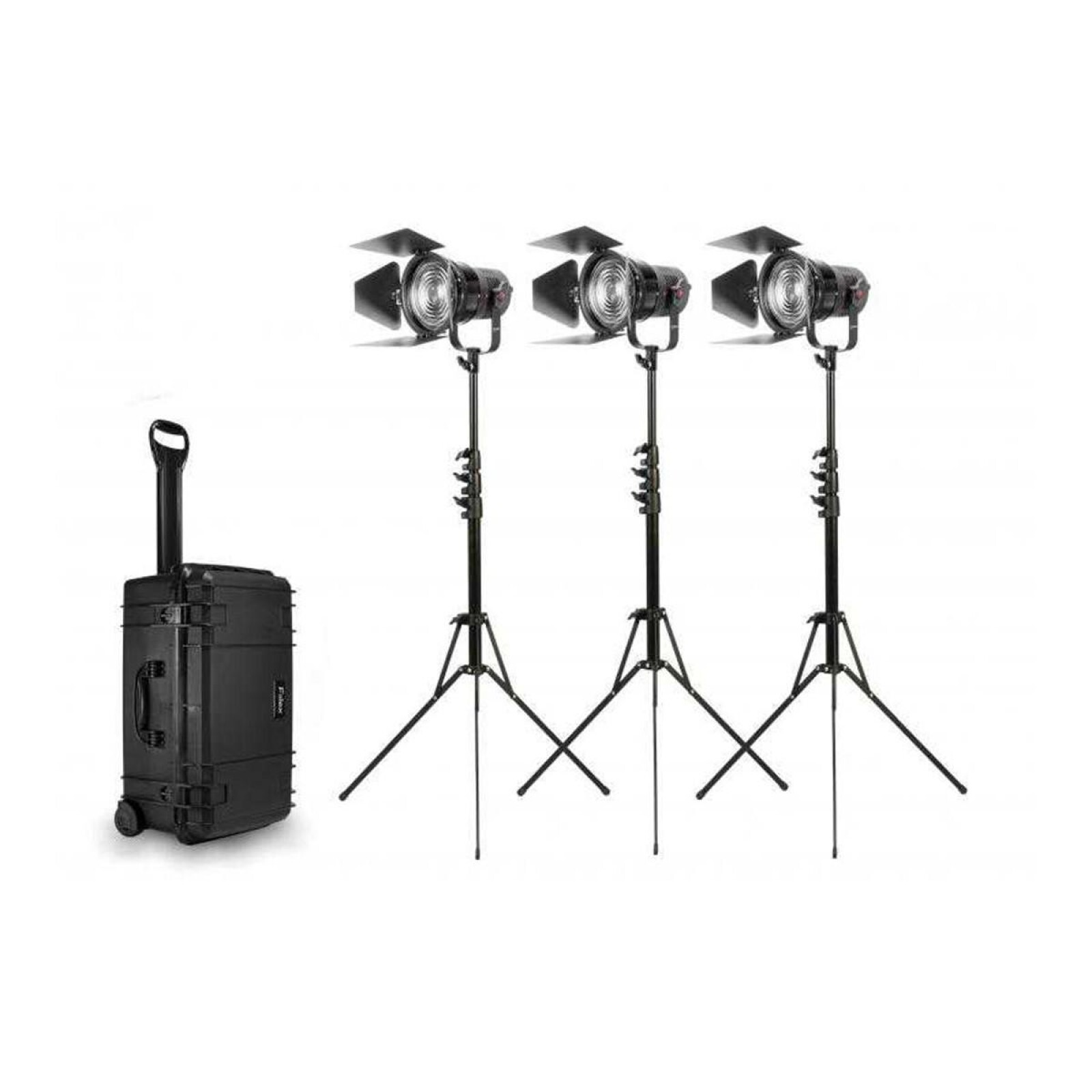 KIT d'éclairage Fiilex K305S (Fresnel) + 1 softbox - Photo 1 sur 3