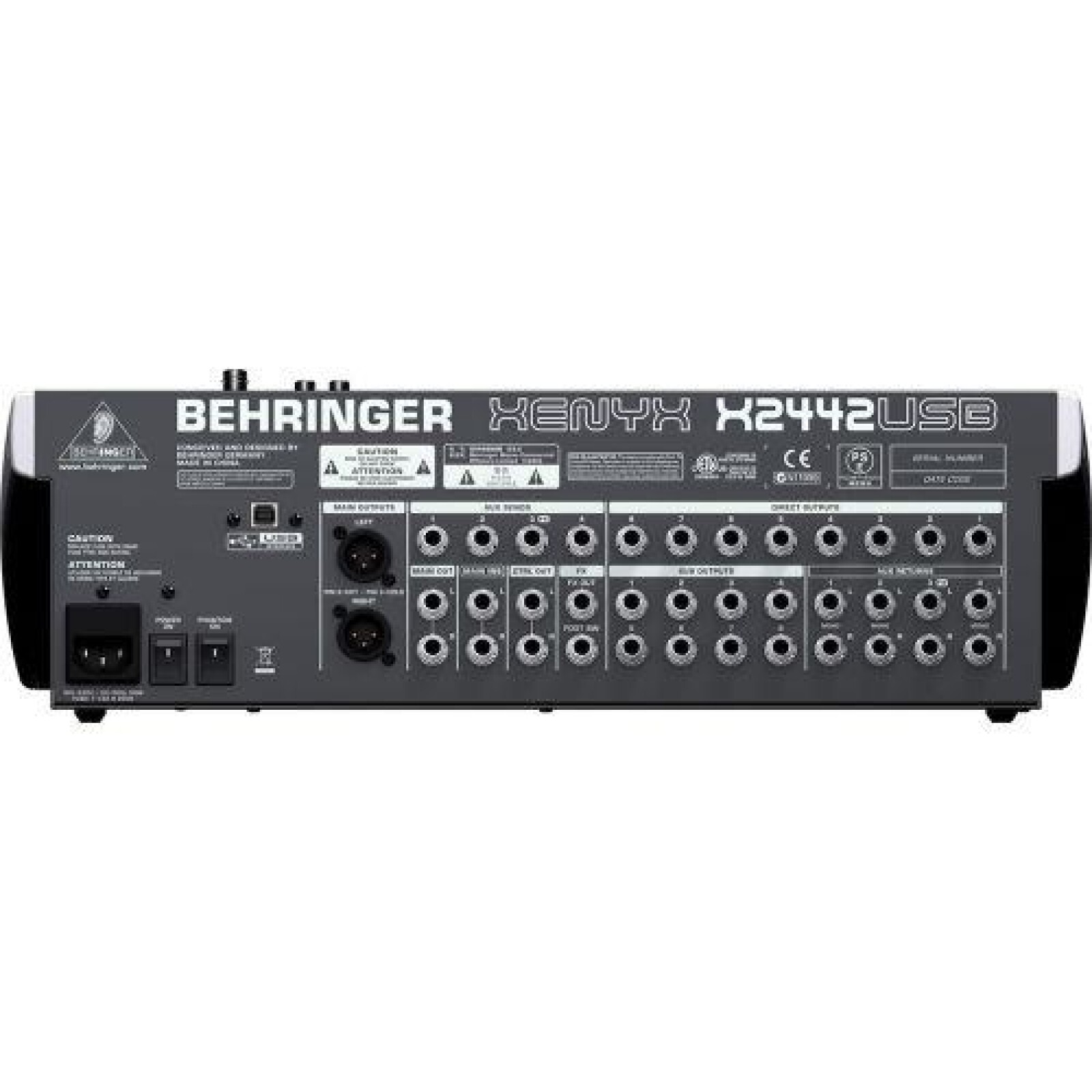 Console analogique Behringer Xenyx 2442 USB - Photo 2 sur 3