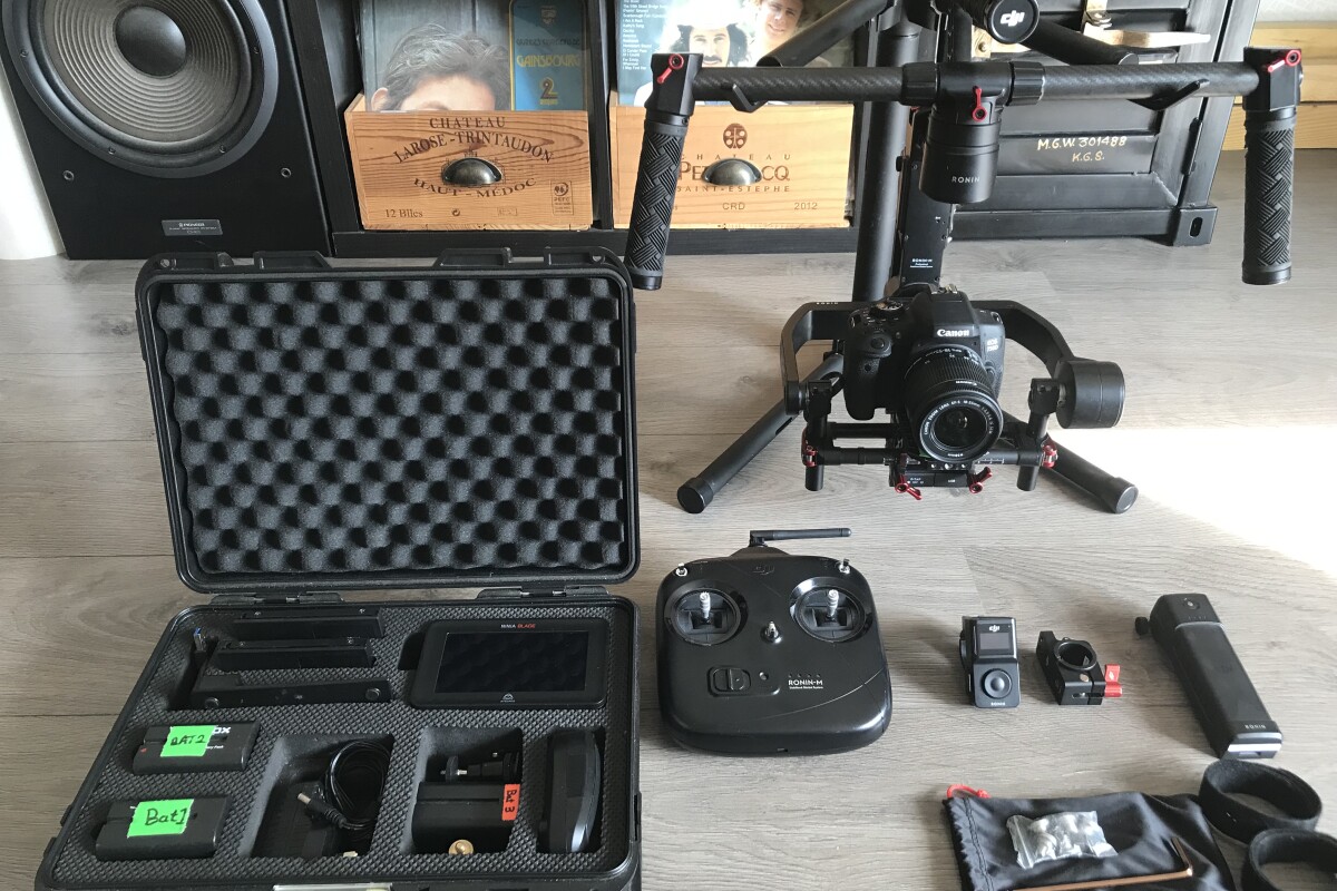 Location DJI Ronin M + Atomos Ninja Blade + Wireless Thumb Controller (PACKAGE) - Rent - Paris Region - Lightyshare