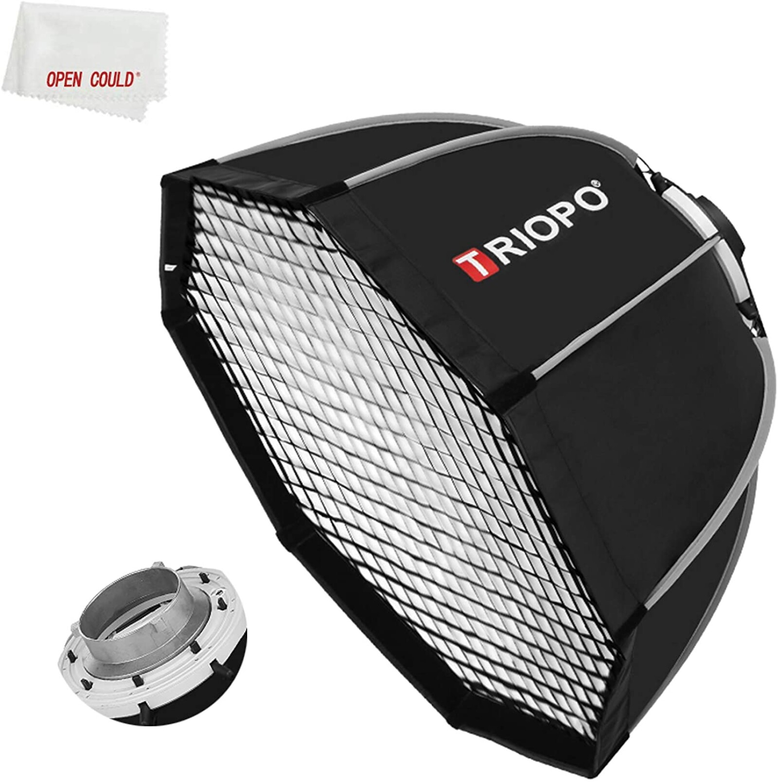 Projecteur LED Godox SL150W + Pied Lumière 260cm + Soft box 90cm dépliage rapide + Honey grid - Photo 2 sur 3